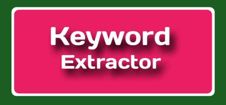How to extract keywords from text for better seo and improve content