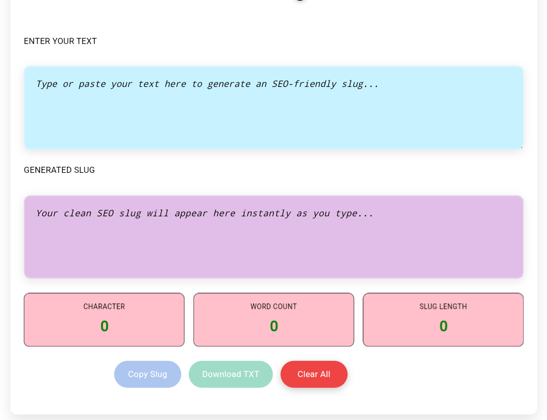 What is a slug - Converter Text to Slug Online 