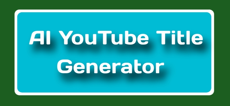 YouTube title ideas generator for creating better video titles